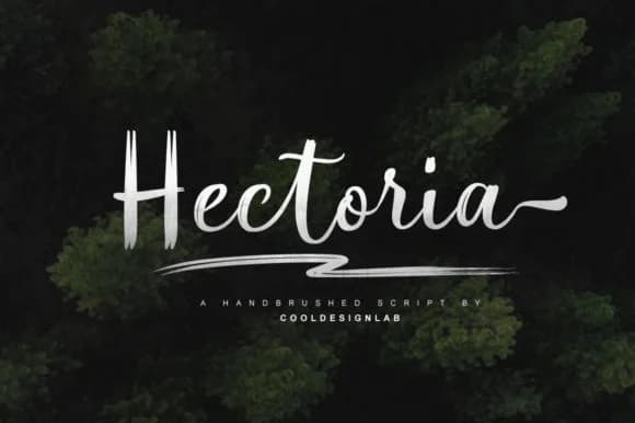 Hectoria Script Font by Cooldesignlab — Script Handwritten Font