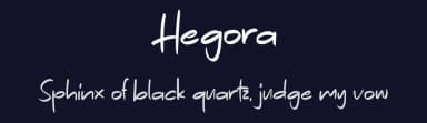 Hegora by InspiraType — Script Handwritten Font — thumbnail 2