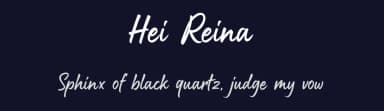 Hei Reina by Nugs Studio — Script Handwritten Font — thumbnail 2
