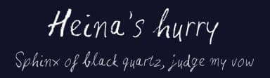 Heina's hurry by FontPanda — Script Handwritten Font — thumbnail 2