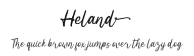 Heland by Attype Studio — Script Handwritten Font — thumbnail 1