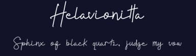 Helavionitta by Denny Sutanto — Script Handwritten Font — thumbnail 2
