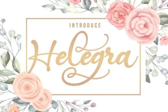 Helegra Font by Vunira — Script Handwritten Font