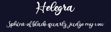 Helegra by Vunira Design — Script Handwritten Font — thumbnail 2