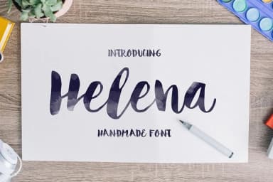 Helena Font by Noe Araujo — Script Handwritten Font — thumbnail 1