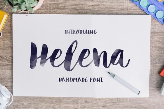 Helena Font by Noe Araujo — Script Handwritten Font