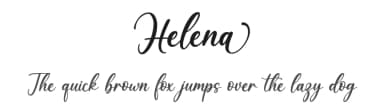 Helena by Graphix Line Studio — Script Handwritten Font — thumbnail 1