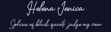 Helena Jenica by Nirmala Creative — Script Handwritten Font — thumbnail 2