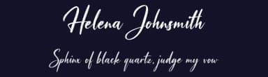 Helena Johnsmith by Octotype  | Thomas Boucherie — Script Handwritten Font — thumbnail 2