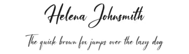 Helena Johnsmith by Octotype  | Thomas Boucherie — Script Handwritten Font — thumbnail 1