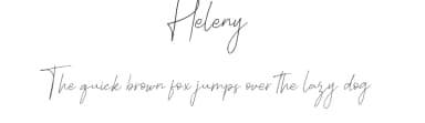Heleny by Craft Supply Co. — Script Handwritten Font — thumbnail 1