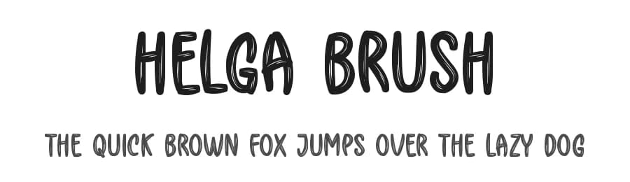 Helga Brush by DumadiStyle — Script Handwritten Font