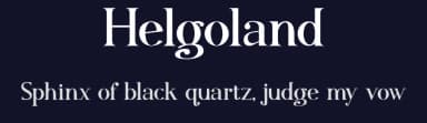 Helgoland by Jelmer R — Serif Font — thumbnail 2
