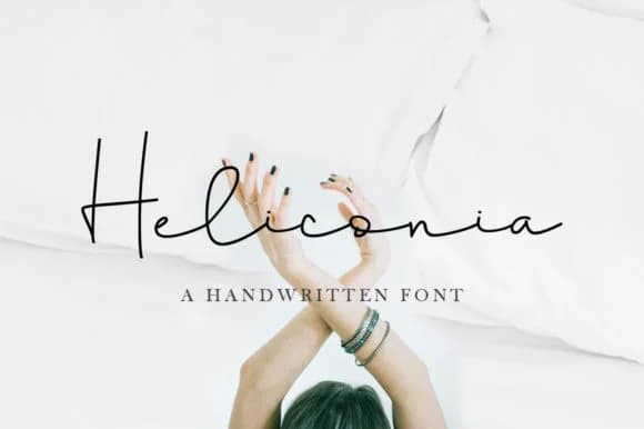 Heliconia Script Font by Fontysia — Script Handwritten Font