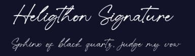 Heligthon Signature by Ronny Studio — Script Handwritten Font — thumbnail 2