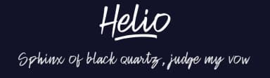 Helio by HandletterYean — Script Handwritten Font — thumbnail 2