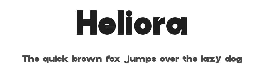 Heliora by Muksal Creative — Sans Serif Font