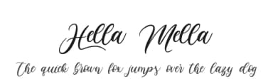 Hella Mella by FallenGraphic Studio — Script Handwritten Font — thumbnail 1