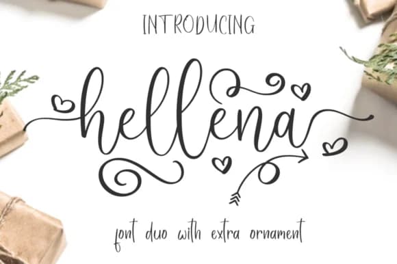 Hellena Font by Haksen by Haksen — Script Handwritten Font