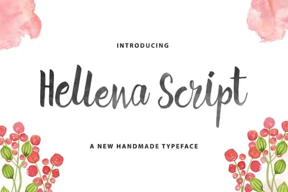 Hellena Script Font by QueenType — Script Handwritten Font