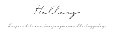 Helleny by Jadatype — Script Handwritten Font — thumbnail 1