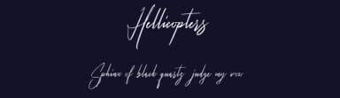 Hellicopters by Maulana Creative — Script Handwritten Font — thumbnail 2