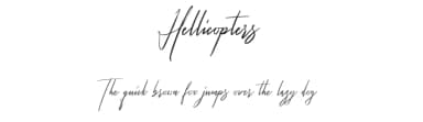 Hellicopters by Maulana Creative — Script Handwritten Font — thumbnail 1