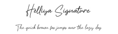 Helliya Signature by Bale — Script Handwritten Font — thumbnail 1