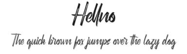 Hellno by NihStudio — Script Handwritten Font — thumbnail 1