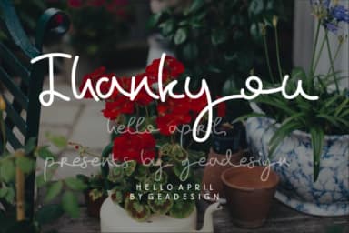 Hello April Font by geadesign — Script Handwritten Font — thumbnail 4