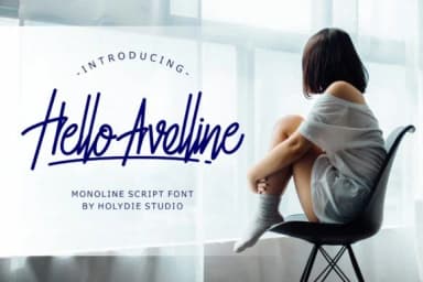 Hello Avelline Font by Holydie Studio — Script Handwritten Font — thumbnail 1
