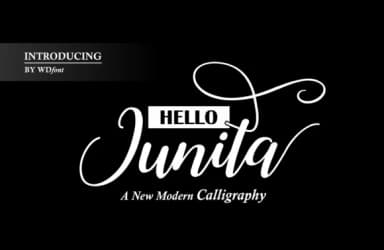 Hello Junita Font by WDfont Creative — Script Handwritten Font — thumbnail 3
