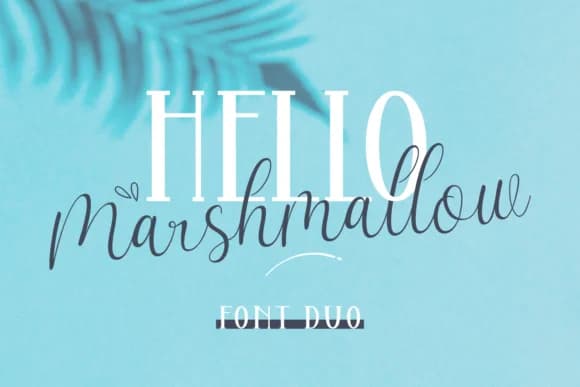 Hello Marsmallow Duo Font by Dani (7NTypes) — Script Handwritten Font