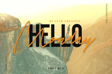 Hello Monday Font by lyanatha — Script Handwritten Font — thumbnail 1