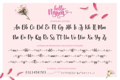 Hello Najwa Font by Kotak Kuning Studio — Script Handwritten Font — thumbnail 4