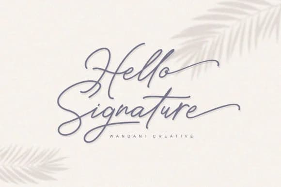 Hello Signature Font by Beautypes — Script Handwritten Font