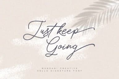 Hello Signature Font by Beautypes — Script Handwritten Font — thumbnail 5