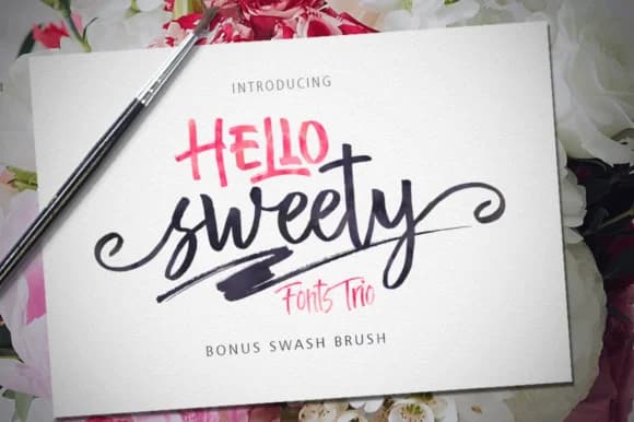 Hello Sweety Trio Font by JorseType — Script Handwritten Font