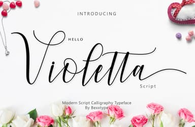 Hello Violetta Font by Bexx Type — Script Handwritten Font — thumbnail 8