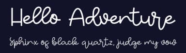 Hello Adventure by ONG Type — Script Handwritten Font — thumbnail 2