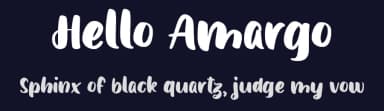 Hello Amargo by Creakokun Studio — Script Handwritten Font — thumbnail 2