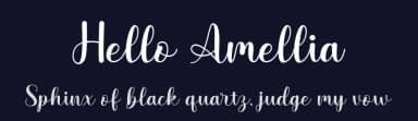 Hello Amellia by JD Studio — Script Handwritten Font — thumbnail 2