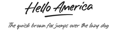 Hello America by Letteralle Studios — Script Handwritten Font — thumbnail 1