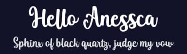 Hello Anessca by 7NTypes — Script Handwritten Font — thumbnail 2