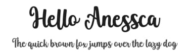 Hello Anessca by 7NTypes — Script Handwritten Font — thumbnail 1