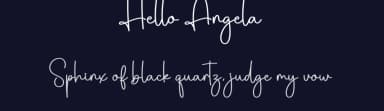 Hello Angela by Scratchones — Script Handwritten Font — thumbnail 2