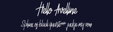 Hello Avelline by Holydie Studio — Script Handwritten Font — thumbnail 2