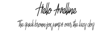 Hello Avelline by Holydie Studio — Script Handwritten Font — thumbnail 1