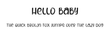 Hello Baby by Etik Fatimah — Script Handwritten Font — thumbnail 1