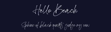 Hello Beach by AminMario — Script Handwritten Font — thumbnail 2